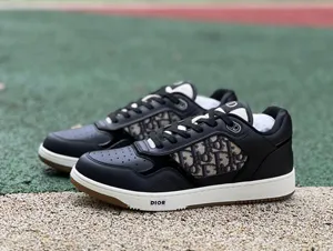 ディオール DIOR B27 ロートップスニーカー ブラック カーフスキン（3SN272ZIR_H965）