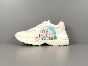 GucciｘNorth Face Lighton Women’s Sneakers White グッチxノースフェース ライトン レディース スニーカー ホワイト 685639 DRW00 9522