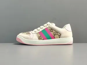 Gucci Screener GG Canvas Sneakers グッチ スクリーナー GG キャンバス スニーカー ピンク 677423 9SFR0 2587