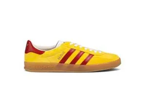 Gucci × Adidas Gazelle Yellow Velvet Sneakers 707848 9STU0 7170 グッチ × アディダス オリジナルス ガゼル イエローベルベット スエード ?スニーカー