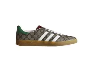 Gucci × Adidas Gazelle Beige Tone Core White Sneakers IE2262/715222 FAAR3 9751 グッチ × アディダス ガゼル ベージュトーン コアホワイト スエード スニーカー