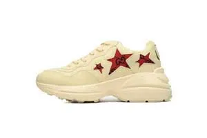 Gucci Rhyton Red Star Logo Sneaker 664962 2SHC0 9560 グッチ リュトン レッド スター ロゴ スニーカー アイボリー