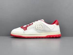 Gucci MAC80 Off White Sneakers White Red グッチ MAC80 スムースレザー  スニーカー ホワイトレッド（Gucci 3）