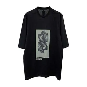Rick Owens DRKSHDW Graphic Tee Black リックオウエンス ダークシャドウ グラフィック Ｔシャツ ブラック（Rick Owens 79）