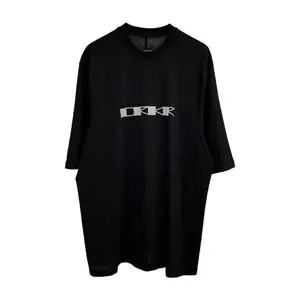 Rick Owens DRKSHDW Logo Tee Black リックオエンス ダークシャドウ ロゴ Tシャツ ブラック（Rick Owens 78）