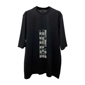 Rick Owens DRKSHDW Logo Tee Black リックオエンス ダークシャドウ ロゴ Tシャツ ブラック（Rick Owens 76）