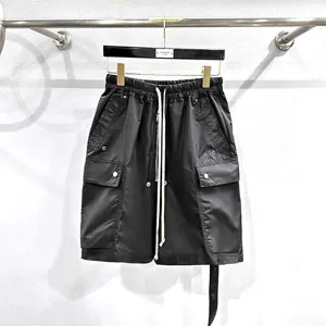 Rick Owens DRKSHDW Multi Pocket Nylon Shorts Black リックオウエンス ダークシャドウ マルチポケット ナイロン ショーツ ハーフパンツ ブラック（Rick Owens 56）