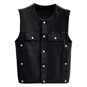 Rick Owen Snap Button Vest Black リックオウエンス スナップボタン ベスト ブラック（Rick Owens 47）