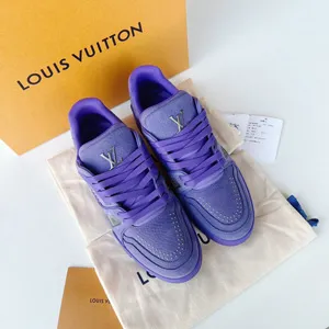 Louis Vuitton LV Trainer Purple Calf Leather ルイヴィトン LV トレーナー パープル カーフレザー（Louis Vuitton 3）