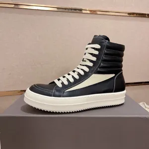 Rick Owens Hollywood High Vintage High Sneaker Black/White リックオウエンス ハリウッド ビンテージ ハイカット スニーカー ブラック ホワイト（Rick Owens 17）
