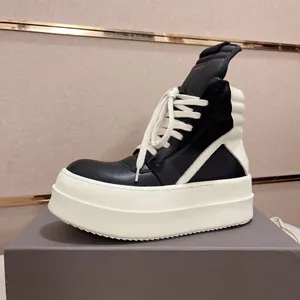 Rick Owens Mega Bumper Geobasket Sneaker Black/White リックオウエンス メガバンパー ジオバスケット スニーカー ブラック ホワイト（Rick Owens 15）