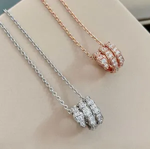 ブルガリ セルペンティ ヴァイパー ネックレス ピンクゴールド、ホワイトゴールド（357796）