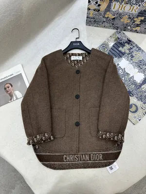 ディオール ウィメンズ コーヒーウール クロップドコート(Dior0041)