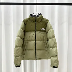 ザノースフェイス 秋冬 グリーン ショートダウンジャケット カップルスタイル（The North Face 40）
