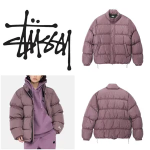 STUSSY RIPSTOP DOWN PUFFER JACKET ROSE ステューシー リップストップ ダウン パファージャケット ローズ ユニセックス（115711）