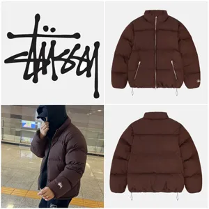 Stussy Down Puffer Nylon Brown ステューシー ダウンパファー ナイロン ブラウン ユニセックス（115711）