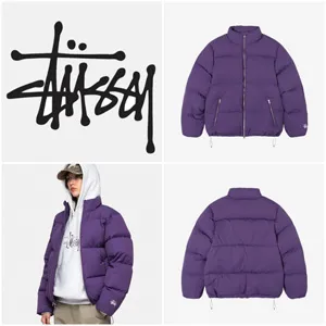 Stussy Down Puffer Nylon Purple ステューシー ダウンパファー ナイロン パープル ユニセックス（115711）