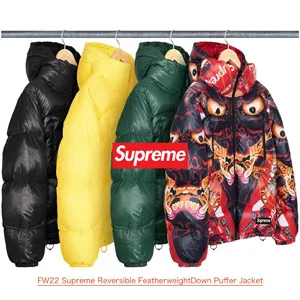 シュプリーム リバーシブル フェザーウェイト ダウン パファー ジャケット 4色（Supreme0033）
