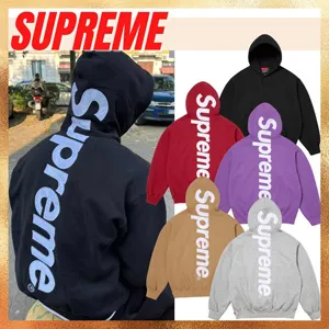 シュプリーム サテン アップリケ フーデッド スウェットシャツ（マルチカラー）（Supreme0018?）