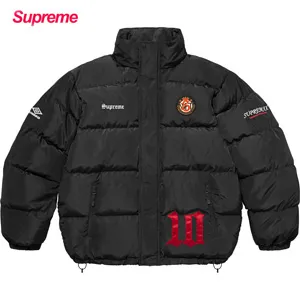シュプリーム x アンブロ ダウン パファー ジャケット ブラック（Supreme0028）