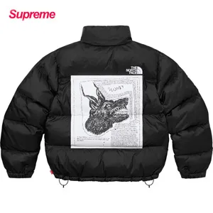 シュプリーム x ザノースフェイス レイモンドペティボン ヌプシ ジャケット ブラック（Supreme0025）