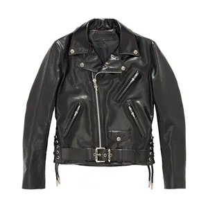クロムハーツ JJディーン ブラックレザージャケット（Chrome Hearts 0007?）
