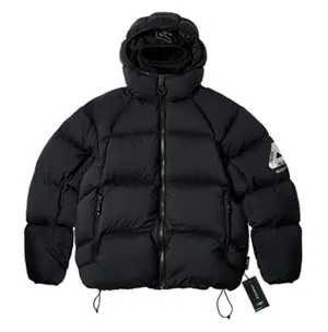 パレス パーテックス マット バラクラバ プーファ ブラック フード付きダウンジャケット（Palace0015）