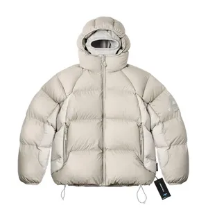 パレス パーテックス マット バラクラバ プーファ フード付きダウンジャケット アークティックストーン（Palace0013）