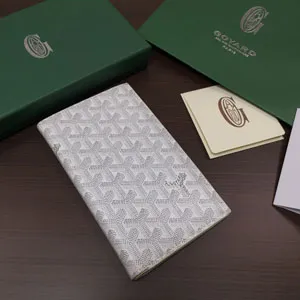 ゴヤール サンロック ホワイト カーフスキン ロングウォレット（Goyard002）