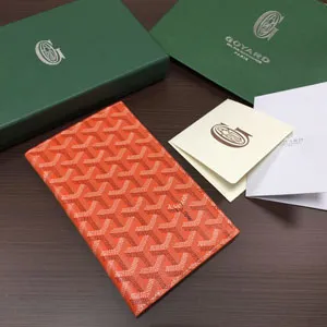ゴヤール サンロック オレンジ カーフスキン ロングウォレット（Goyard003）