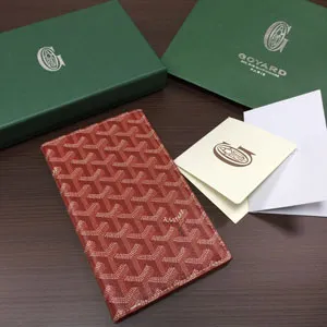 ゴヤール サンロック レッド カーフスキン ロングウォレット（Goyard004）