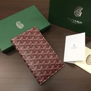 ゴヤール サンロック ボルドー カーフスキン ロングウォレット（Goyard009）